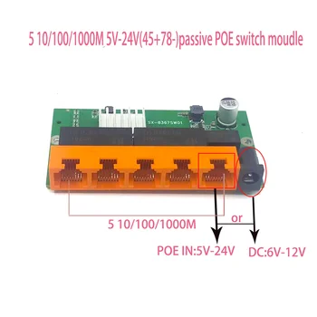 OEM Jaunu modeli 5 Portu Gigabit Switch Desktop RJ45 Ethernet Switch 10/100/1000mbps Gigabit Lan switch rj45 tp-link