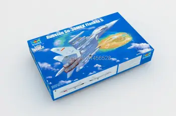 trompetists 1/72 01659 krievu Su-30MKK flanga nocietinājums G Asamblejas Modelis komplekti celtniecības mēroga modeļa lidmašīnu 3D puzzle plaknes