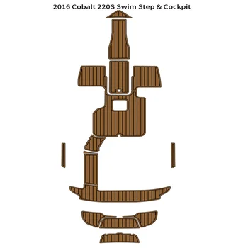 2016 Kobalta 220S Peldt Platformu, Kabīnes Pamatni Laivu EVA Putu Tīkkoka Klāja Grīdas Paklājs