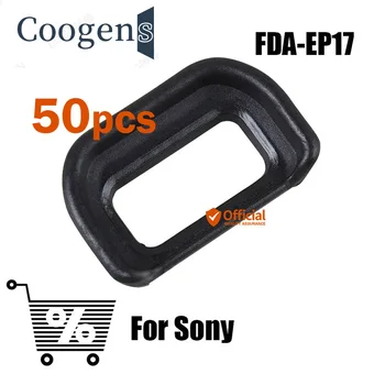 50gab acu aizsargs FDA-EP17 EP-17 Okulāru Skatu meklētājs Grūti ABS Kvalitātes Sony Alfa A6500 FDA-EV1S NEX-5N DSLR Kameru Piederumi