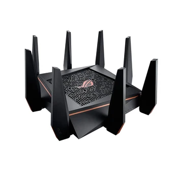 TOP 5 Labāko Spēļu Wi-Fi Maršrutētāju Sākotnējā ASUS GT-AC5300 AC5300 Tri-Band-5334 Mbps Visu Mājās Sietu Sistēma 1.8 GHz