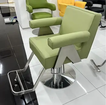 Barbershop pacēlājs rotējošo augstas klases frizētava speciālu griešanas krēslu modes vienkāršu gludināšanas krāsošana krēsls