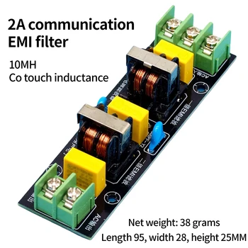 2.A-4.A 10.A 18A AC EMI Barošanas Filtrs MAIŅSTRĀVAS augstfrekvences Filtru Moduli Anti-elektromagnētiskie Traucējumi Filting DC Komponents