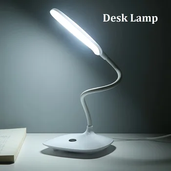 LED Galda Lampa Salokāms Touch Galda Lampa Daudzfunkcionālo USB Powered Galda Gaismas Nightlight Touch Pārnēsājams Gaismas
