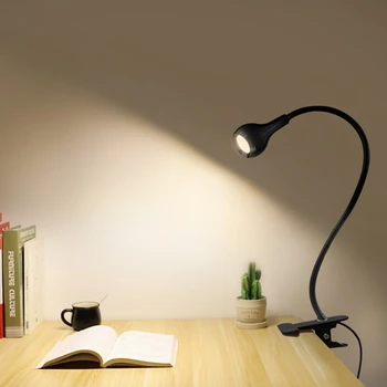 LED Galda Lampas USB Klipu Grāmatu Gaismas, Elastīgu Acu Aizsardzība galda Lampas, Lai Skolēnu Mācīšanās Guļamistabas Gultas Dekori Apgaismojums