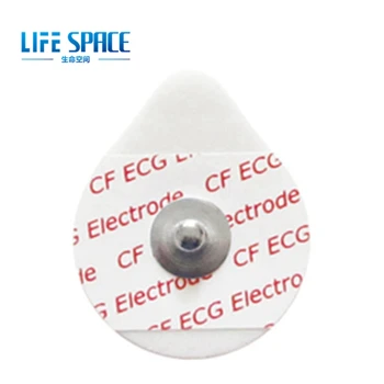 50gab Vienreizējās lietošanas elctroder jaundzimušo elctroder izmērs 30*36mm foma pamata pogu pad ar Ag/Agcl par ekg kabelis, kas savieno