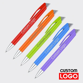 Plastmasas Pildspalvas Reklāmas Pildspalvas Lāzera Gravēšana 1.0 mm Apaļas Lodītes Pildspalvu Uzņēmuma Dāvanu Pielāgotu Tekstu, Logo Gravēšana Kancelejas preču Vairumtirdzniecība