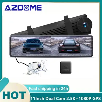 AZDOME PG16S Auto Spoguļi DVR, GPS 2.5 K+1080P Dual Cams 11