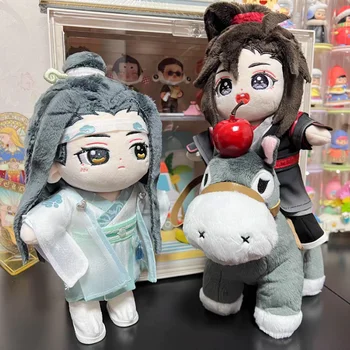 Anime Attēls Mo Dao Zu Wei Shi Wuxian Lan Wangji Plīša Lelles Maz Apple Donkey Plushie Rotaļlietu, Mīksto Pildījumu Saģērbt Dāvanu Bērniem