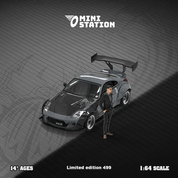 Mini Stacijas 1:64 Nissan 350z Fast & Furious Lējumiem Modeļa Automašīnas