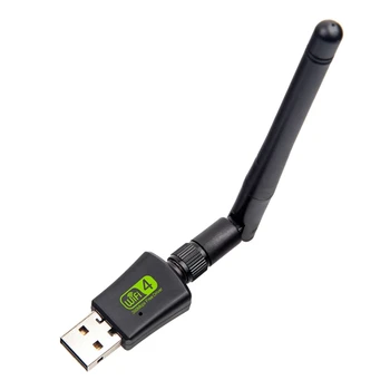 USB Wifi Adapteri Antenu USB Wifi Adapteri Kartes Wi-Fi Adapteri Ethernet Wifi Dongle Bezmaksas Draiveri PC Desktop Laptop