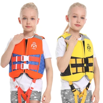 2023 Modes Bērnu Neoprēna Peldošu Peldēšanas Veste Portatīvo Ūdens Sporta Iesācējs Peldēt ar Plostu Sērfošanu Laivu, glābšanas Veste