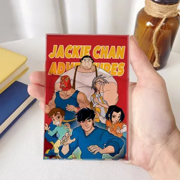 Anime Jackie Chan Piedzīvojumiem 12cm Cosplay Akrila Attēls Caurspīdīgs Galda Attēls 4833 Bērnu Rotaļlietu Kolekcija