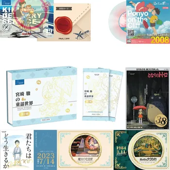 Studio Ghibli Hayao Miyazaki Anime Sērijas Rakstzīmju Kolekcija Kartes Lodziņā Bērnu Bērniem Dzimšanas Dienas Dāvanu Galda Rotaļlietas Ziemassvētkos