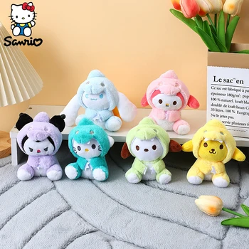 Sanrio Keychain Kuromi Keyring Lelle Cinnamoroll Plīša Rotaļlietas Hello Kitty Atslēgu Piekariņi Plushies Manu Melodiju Pildījumu Dzīvnieku Mazulis Dāvanu Meitene