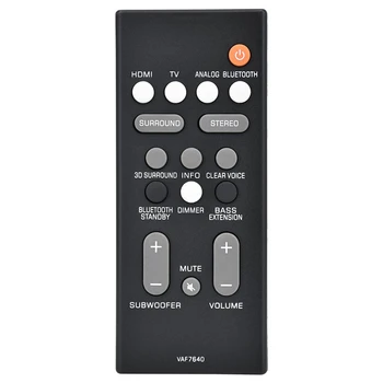 VAF764 Skaļrunis Remote Control -1080 ATS1080 YAS-108 Audio Tālvadības pults Nomaiņa