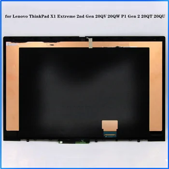 02HM884 par Lenovo ThinkPad X1 Extreme 2nd Gen 20QV 20QW P1 Gen 2 20QT 20QU 15.6 collu OLED skārienjutīgais Ekrāns, Montāža Reklāmas 4K UHD