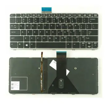 ASV/SP Jaunu HP EliteBook FOLIO 1020 G1 1030 G1 spāņu Klēpjdators Tastatūra ar Aizmugurgaismojumu