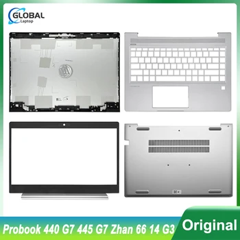 JAUNAIS Klēpjdators Gadījumā HP Probook 440 G7 445 G7 Zhan 66 14 G3 LCD Back Cover/Priekšējo Bezel/Palmrest/Apakšā Lietu Aizmugurējā Vāka Augšējā Mājokļu