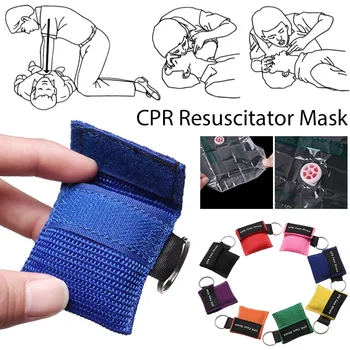 Pirmā Palīdzība Sejas Maska Vairogs, Vienreizējās lietošanas CPR Resuscitator Maska, Elpošanas Maskas Mutes Elpu vienvirziena Vārstu, Avārijas Āra Rīki