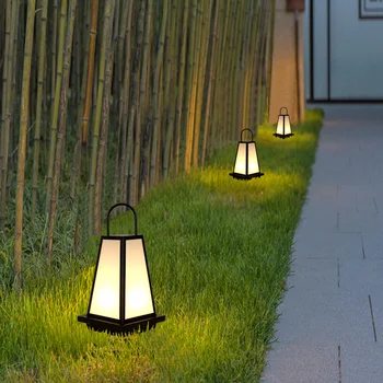 Saules Dārzs ārpus Telpām Gaismas, LED Villa Zālienu Ūdensizturīgs Japāņu Grīdas Lampas Parka Ainavu Jaunu 2023 Ķīnas Lightings Apdare