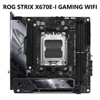 ASUS ROG STRIX X670E-man SPĒĻU WIFI 6E Ligzda AM5 LGA 1718 AMD Ryzen 7000 mini-ITX Spēļu Mātesplati 10+2 Spēka Posmiem DDR5 PCIe