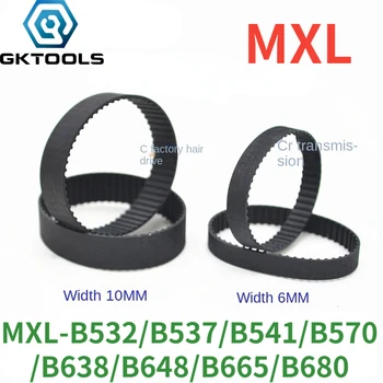 GKTOOLS MXL Sinhronās Laika jostas B532MXL/B537MXL/B541MXL/B570MXL/ B638MXL/B648MXL/B665MXL/B680MXL Width6/10mm
