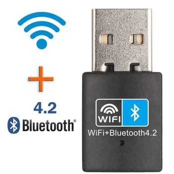 150Mbps Bezvadu Bluetooth saderīgu Bezvadu Adapteri USB Adapteri 2.4 G V4.0 Dongle Tīkla Karte RTL8723BU Uz galda Portatīvo DATORU