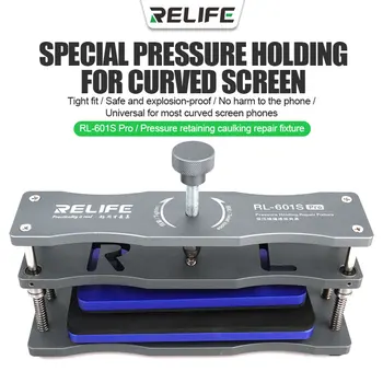 RELIFE RL-601S Pro Daudzfunkcionāls LCD Izliekta Ekrāna Spiedienu, Saglabājot Blīvēšanas Apkope Armatūra Aizmugurējo Vāciņu Līmēšana Spīļierīču