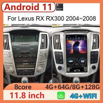 Android Auto LCD Auto Radio Multimidia Video Navigācijas Spēlētājs Bezvadu Carplay Par Lexus RX RX300 RX330 RX350 RX400H 2004. - 2008. gadam