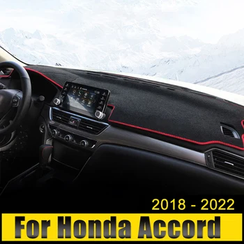 Honda Accord 2018 2019 2020 2021 2022 10. LHD Auto Paneļa Saules Ēnā Segtu Mat Izvairīties no Gaismas Kluči, Anti-UV neslīdoša Paklāji