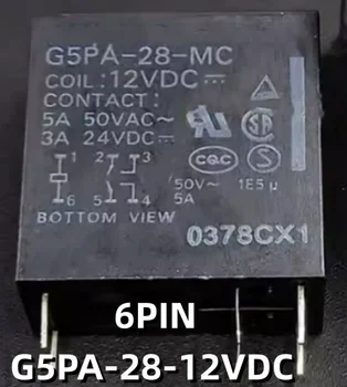 JAUNU 10Pcs/Daudz G5PA-28-MC G5PA-28-MC-12VDC 12V 6PIN