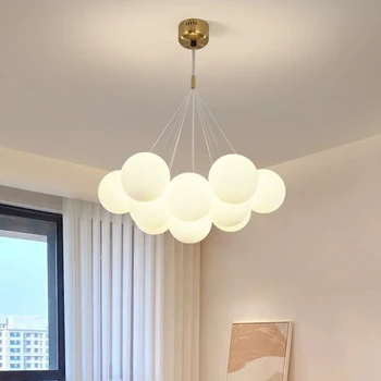AiPaiTe Mūsdienu minimālisma LED stikla lustra dzīvojamā istabā veikala tirdzniecības burbulis restorāns guļamistaba, dzīvojamā istaba galvenais apgaismojums