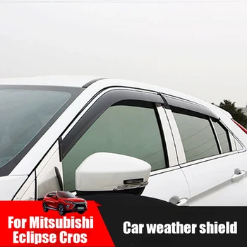 Par Mitsubishi Eclipse Krusta Lietus vairogs uzacs ārējo apdari modificētu loga lietus vairogs plāksnes lietus vairoga lentes