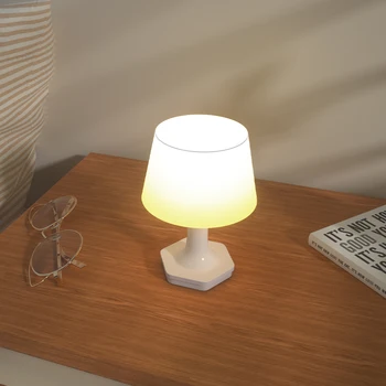 USB DimmableTable Lampas Silts /Dabas/Balts 3 Krāsu lampa, gultas DC5V Lasījumā Galda Lampa ar tālvadības pulti Nightlight