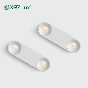 XRZLux Ultra plānais LED Griestu Lampas 12W Dubultā Galvas Griestu lampas, Lai Guļamistabā, viesistabā, Iekštelpu Apgaismojums Griestu Armatūra