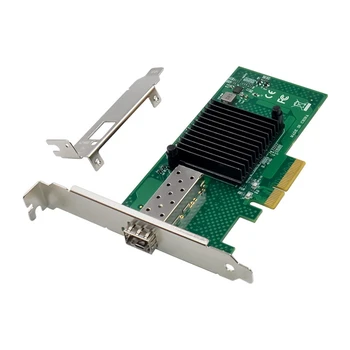 X520-SR1 10G SFP+ Servera Optisko Šķiedru Tīkla Karte 82599EN Čipu PCIE X4 Vienu Optisko Portu Tīkla Karte