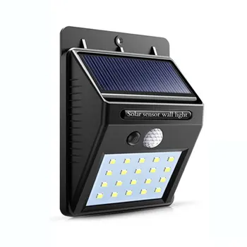 20 LED Saules Gaismas Āra Saules Lampas PIR Kustības Sensoru pie Sienas Gaismas Ūdensnecaurlaidīga Saules enerģijas Saules Dārza Dekorēšanai