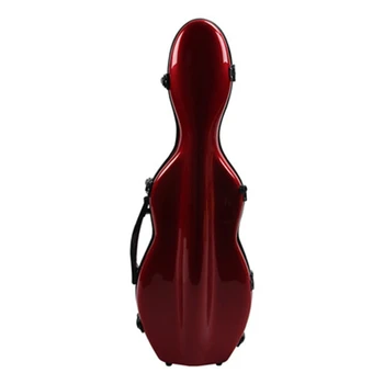 vīna sarkanā vijole gadījumā Stiklšķiedras FRP 4/4 vijoles kastē maiss stoving laku Ūdensizturīgs triecienizturīgs Portatīvo Mugursoma Modes krāsa