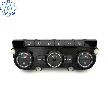 VW PQ 35 Jauno Tiguan CC Golf MK6 Mehāniskā gaisa kondicionēšanas kontroles panelis sēdekļa apsildes slēdzis 5ND 907 044 5ND947044