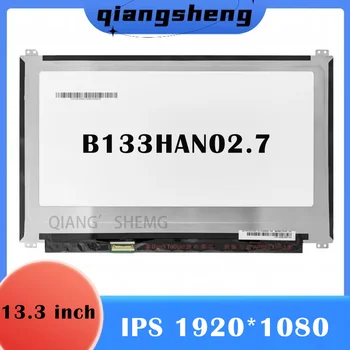 13.3 collu Klēpjdatoru FHD LCD Ekrāns 99% sRGB IPS 1920*1080 EDP 30Pins B133HAN02.7 B133HAN02.1 Fit ASUS UX305 UX360U UX360CA UX360UA