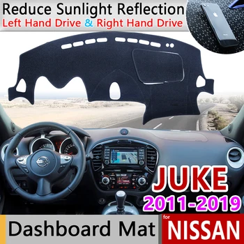 priekš Nissan JUKE F15 2011~2019 Anti-Slīdēšanas Paklājiņš Paneļa Vāciņu Pad Saulessargs Dashmat Piederumi 2012 2013 2014 2015 2016 2017 2018