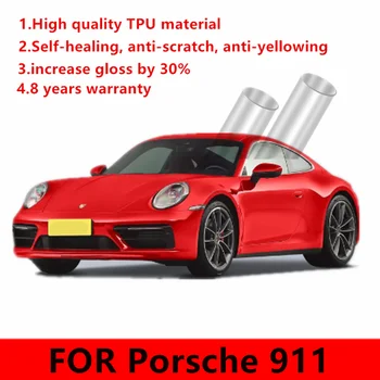 ZHUAIYA Auto Virsbūves TPU Krāsas Aizsardzības Plēves Uzlīme Sevis Dziedināšanas PPF 7.5 bieza PAR GTS Porsche Boxster S kaimanu GT4 RS spyder 2022