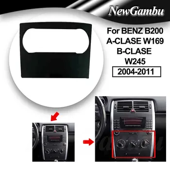 NewGambu BENZ B200 A CLASE W169 B-CLASE W245 2004 - 2011 Rāmis, ABS Audio Adaptera Dash Apdares komplekts Facia Panelis Radio Atskaņotājs