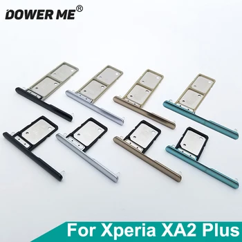 Dower Man Vienu Dual SIM Kartes Turētāju Lasītājs Sim paliktņa Slota Ar Vāciņu Sony Xperia XA2 Plus XA2P 6inch