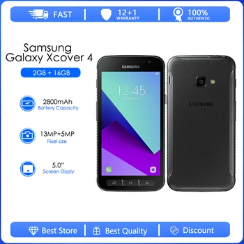 Samsung Galaxy Xcover 4 G390F Atjaunotas-Sākotnējais Quad Core 5.0 Collu 2GB RAM, 16GB ROM 13.0 MP Android 4G LTE Mobilais