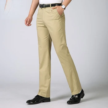 2023 Pavasara Rudens Uzvalku Bikses Vīriešiem Stiept Biznesa Korejas Modes Slim Potītes Garums Gadījuma Jaunu Elsas Bikses Vīriešu Liela Izmēra A25