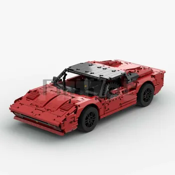 IP-0014 308 GTS Superauto ar Helge Myhre Celtniecības Bloku Sporta RC Rotaļlieta Puzzle Modelis Bērniem Dāvanu