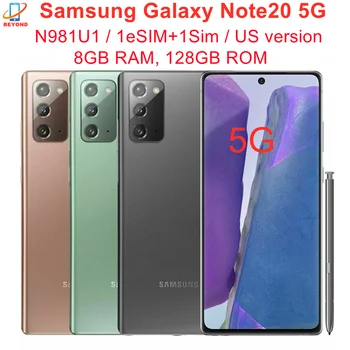 Samsung Galaxy Note20, Ņemiet vērā, 20 5G N981U1 6.7